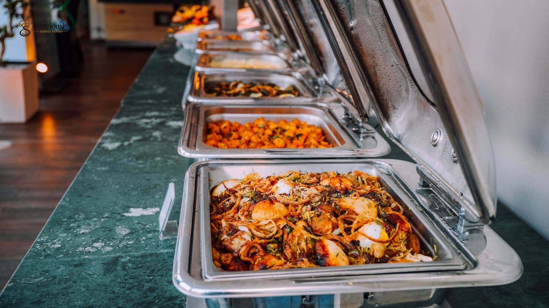 Buffet noodle station