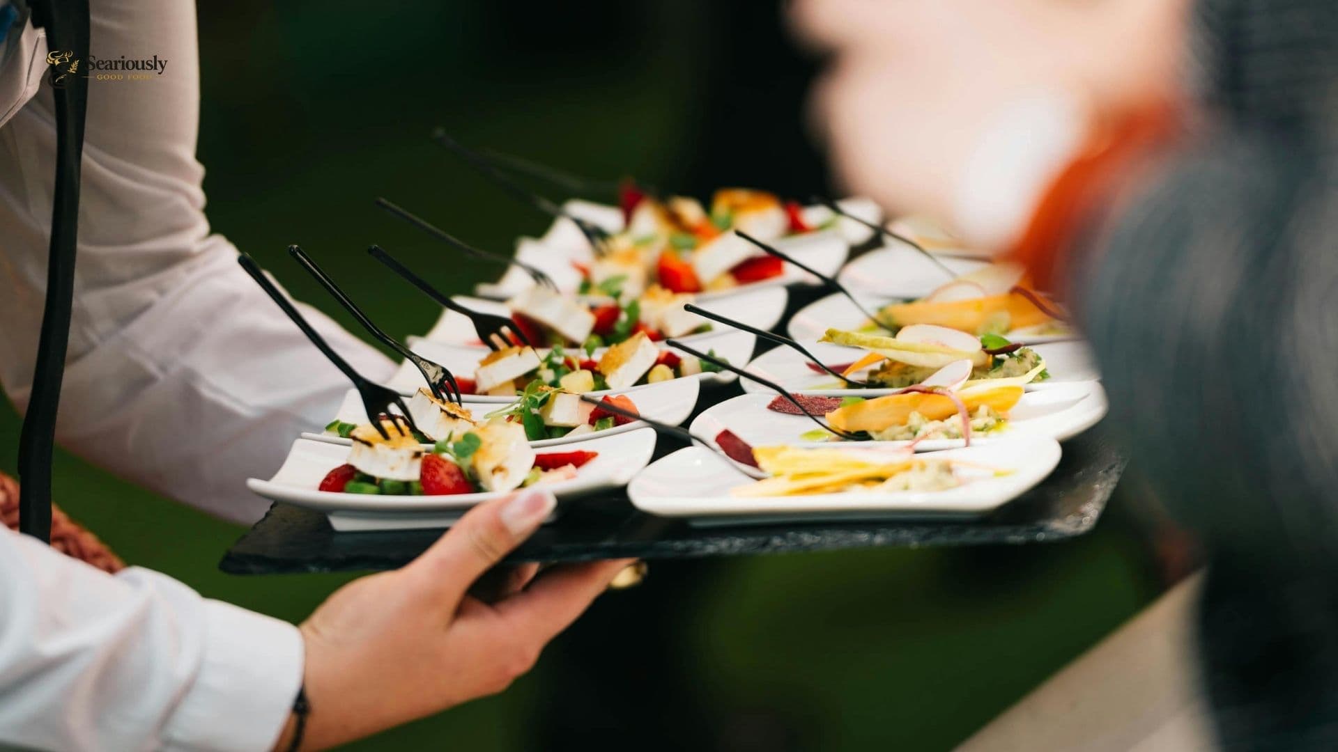 Canape appetizer platter
