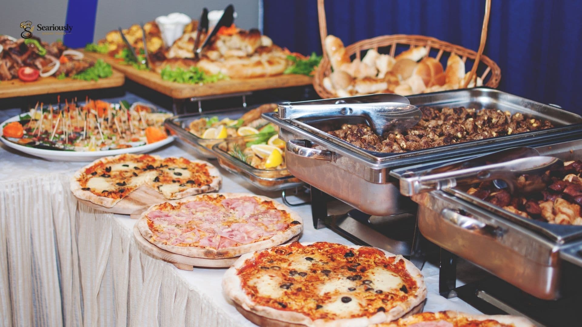 Pizza buffet station
