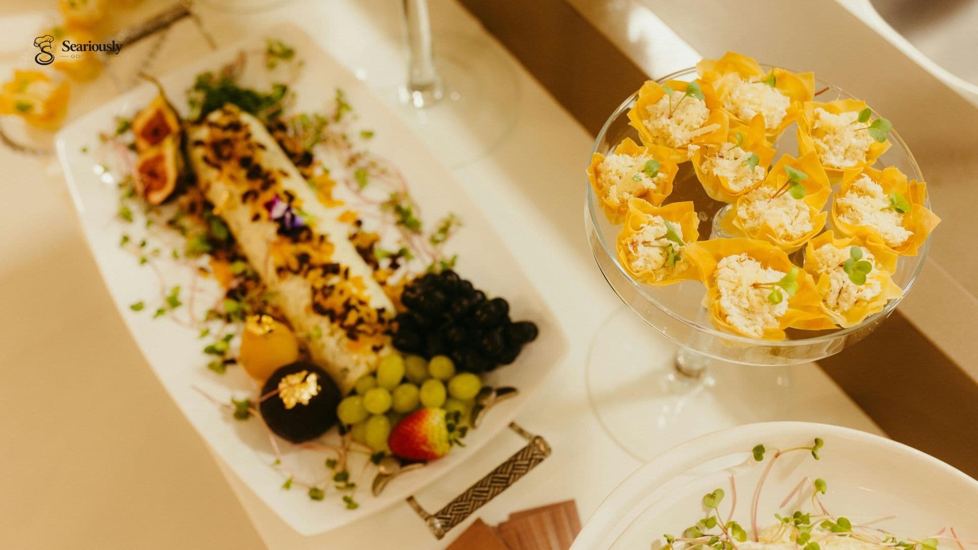 Gourmet grazing table